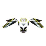 Set protecție rezervor (galben) - Yamaha MT-09 2013-2016