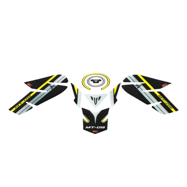 Set protecție rezervor (galben) - Yamaha MT-09 2013-2016 de la GP Kompozit