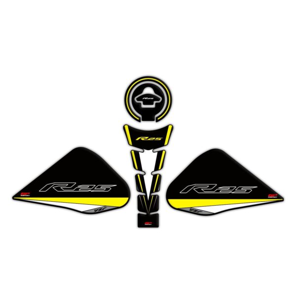 Set protecție rezervor (galben) - Yamaha YZF R25 2015-2018 de la GP Kompozit