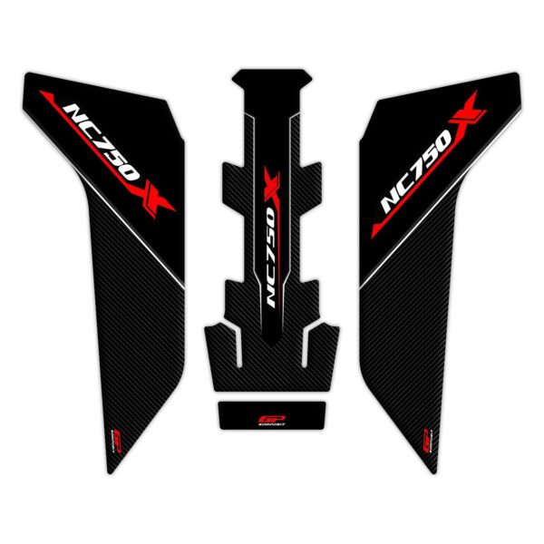 Set protecție rezervor (gri) - Honda NC 750X 2016-2020 de la GP Kompozit