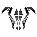 Set protecție rezervor (gri) - Yamaha NMAX 125 / NMAX 155 2015-2020