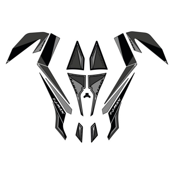 Set protecție rezervor (gri) - Yamaha NMAX 125 / NMAX 155 2015-2020 de la GP Kompozit