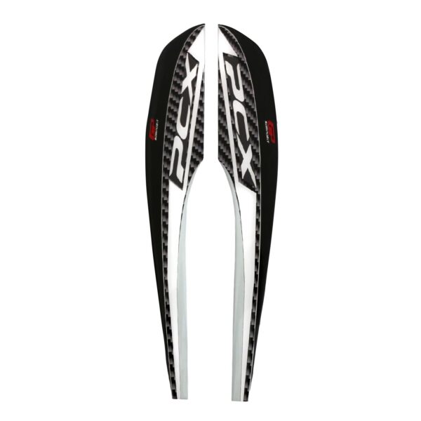 Set protecție rezervor laterală (albă) - Honda PCX 125 / PCX 150 2018-2020 de la GP Kompozit