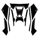 Set protecție rezervor (neagră) - SYM ADX 125 2023-2024