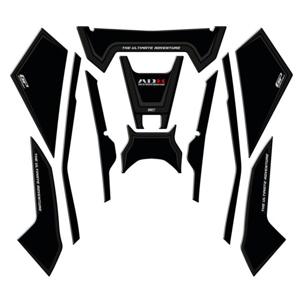 Set protecție rezervor (neagră) - SYM ADX 125 2023-2024 de la GP Kompozit