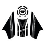 Set protecție rezervor (neagră) - Yamaha MT-07 Tracer 2020-2024