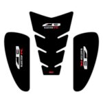Set protecție rezervor (negru) - Honda CB 125R 2018-2019