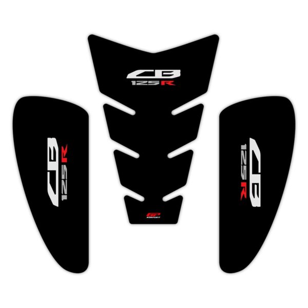 Set protecție rezervor (negru) - Honda CB 125R 2018-2019 de la GP Kompozit