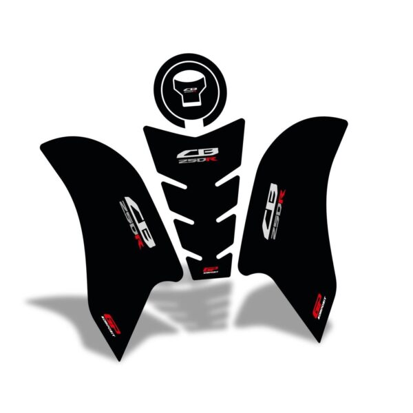Set protecție rezervor (negru) - Honda CB 250R / CB300R 2017-2024 de la GP Kompozit