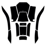 Set protecție rezervor (negru) - Honda Forza 750 / NSS750 2021-2023