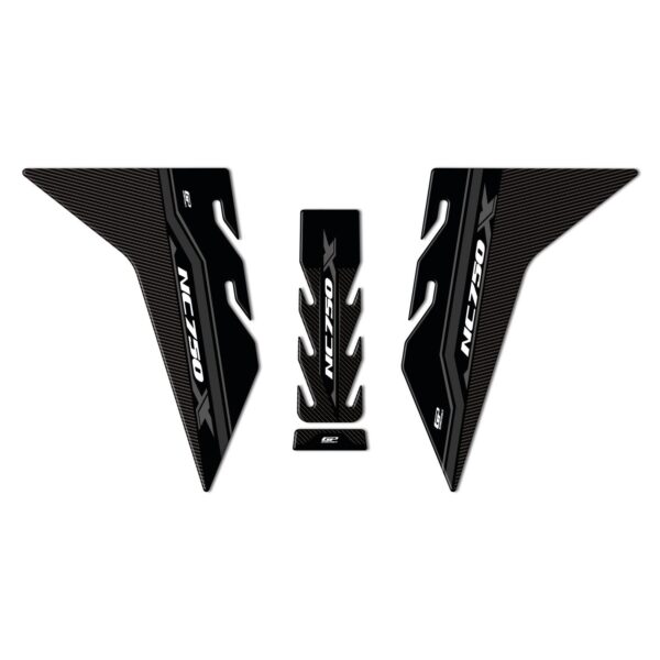 Set protecție rezervor (negru) - Honda NC 750X 2021-2024 de la GP Kompozit