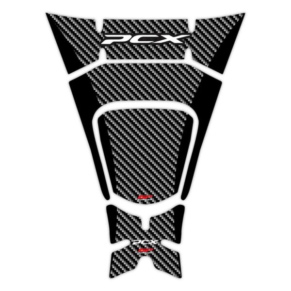 Set protecție rezervor (negru) - Honda PCX 125 / PCX 150 2018-2020 de la GP Kompozit