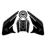 Set protecție rezervor (negru) - Yamaha MT-07 2021-2023