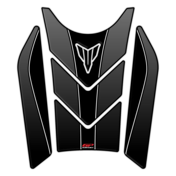 Set protecție rezervor (negru) - Yamaha MT-07 2021-2023 de la GP Kompozit