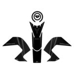 Set protecție rezervor (negru) - Yamaha MT-07 Tracer 2016-2019