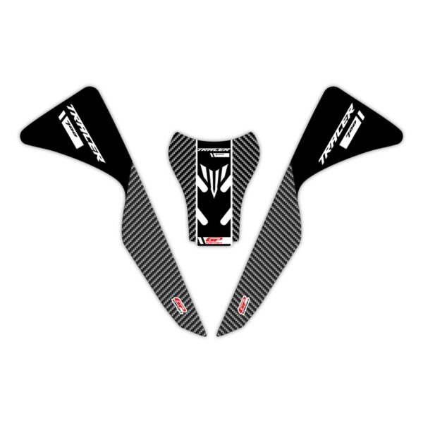Set protecție rezervor (negru) - Yamaha MT-07 Tracer 2020-2024 de la GP Kompozit