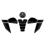 Set protecție rezervor (negru) - Yamaha MT-25 / MT-03 2020-2024