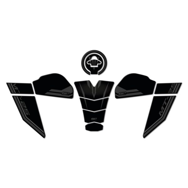 Set protecție rezervor (negru) - Yamaha MT-25 / MT-03 2020-2024 de la GP Kompozit