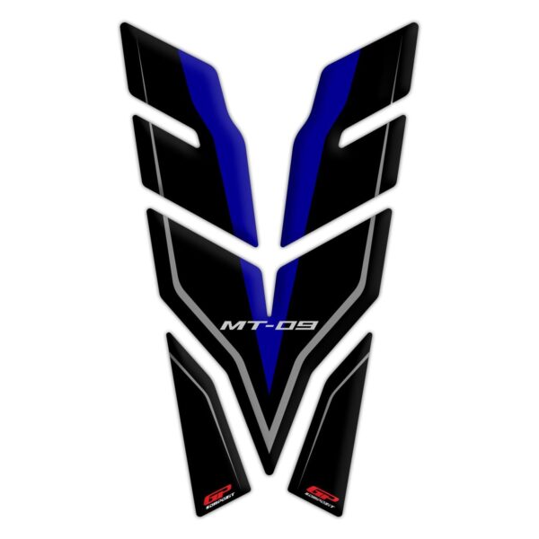 Set protecție rezervor (negru)-albastru - Yamaha MT-09 2021-2023 de la GP Kompozit