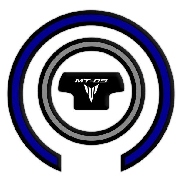 Set protecție rezervor (negru)-albastru - Yamaha MT-09 2021-2023 de la GP Kompozit