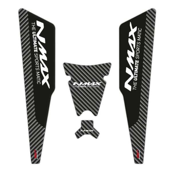 Set protecție rezervor (negru-carbon) - Yamaha NMAX 125 / NMAX 155 2015-2020 de la GP Kompozit