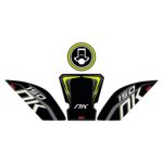 Set protecție rezervor (negru)-galben - CFMOTO 150 NK 2016-2022