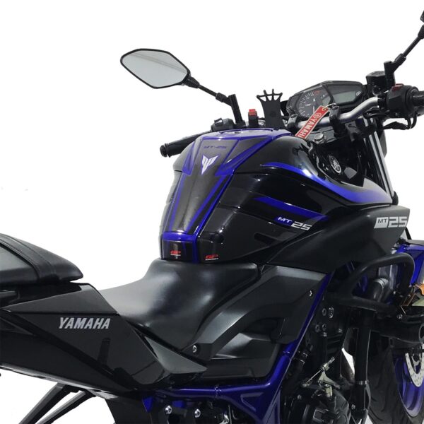 Set protecție rezervor (negru)-gri - Yamaha MT-25 2015-2019 de la GP Kompozit