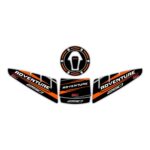 Set protecție rezervor (negru)-portocaliu - KTM 250 Adventure 2020-2024