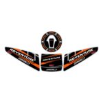 Set protecție rezervor (negru)-portocaliu - KTM 390 Adventure 2020-2023