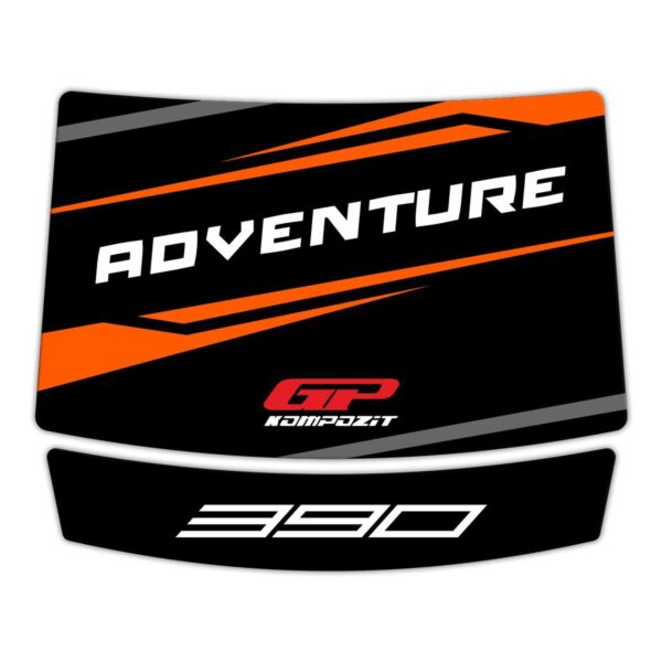 Set protecție rezervor (negru)-portocaliu - KTM 390 Adventure 2020-2023 de la GP Kompozit