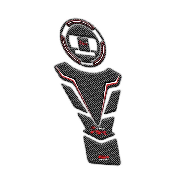 Set protecție rezervor (negru-roșu) - BMW S 1000 RR 2015-2018 de la GP Kompozit