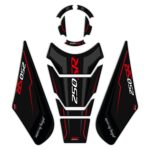 Set protecție rezervor (negru-roșu) - CFMOTO 250 SR / 300 SR 2020-2024