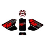 Set protecție rezervor (negru-roșu) - Yamaha Tenere 1200 2011-2020