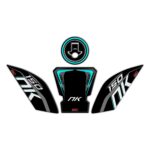 Set protecție rezervor (negru)-turcoaz - CFMOTO 150 NK 2016-2022