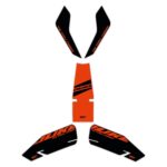 Set protecție rezervor portocaliu - KTM 125 Duke / 200 Duke / 250 Duke / 390 Duke 2024