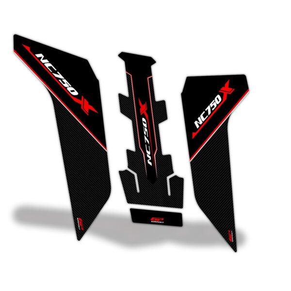 Set protecție rezervor (roșu) - Honda NC 750X 2016-2020 de la GP Kompozit