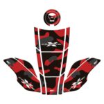 Set protecție rezervor (roșu) - Honda VFR 800X Crossrunner 2015-2021