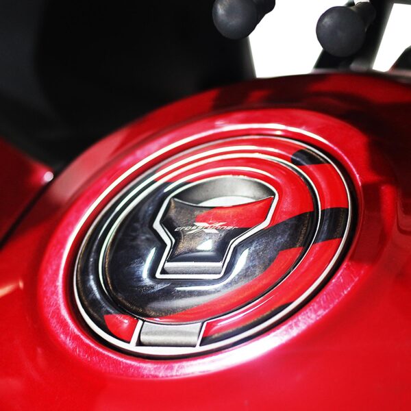 Set protecție rezervor (roșu) - Honda VFR 800X Crossrunner 2015-2021 de la GP Kompozit