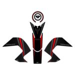 Set protecție rezervor (roșu) - Yamaha MT-07 Tracer 2016-2019