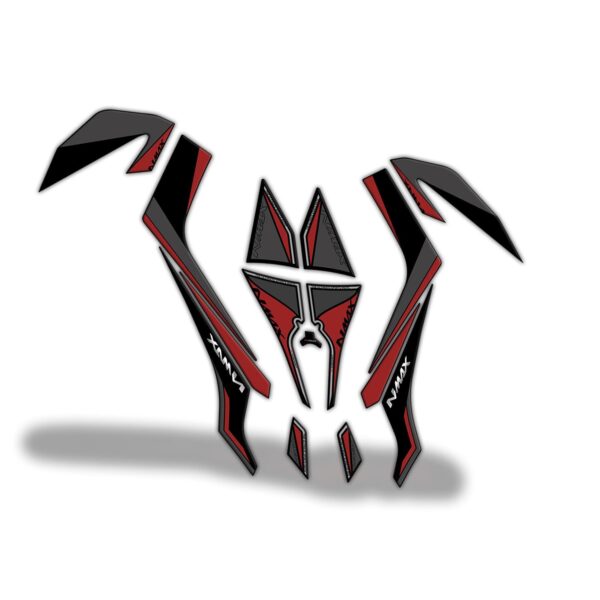 Set protecție rezervor (roșu) - Yamaha NMAX 125 / NMAX 155 2015-2020 de la GP Kompozit