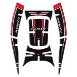 Set protecție rezervor (roșu) - Yamaha NMAX 125 / NMAX 155 2021-2024