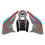 Set protecție rezervor (roșu)-gri - Yamaha MT-07 2021-2023