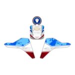 Set protecție rezervor tricolor - Honda Africa Twin CRF1000L 2018-2019