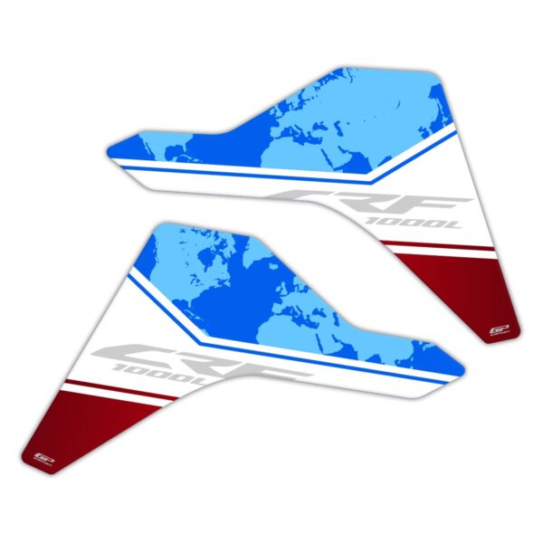 Set protecție rezervor tricolor - Honda Africa Twin CRF1000L 2018-2019 de la GP Kompozit