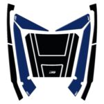 Set protecție top case albastru - Honda Forza 250 / Forza 300 / Forza 350 / NSS300 / NSS350 2018-2024