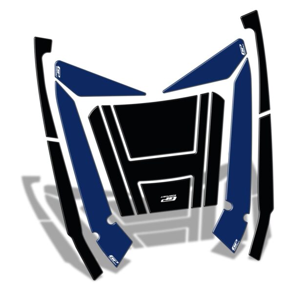 Set protecție top case albastru - Honda Forza 250 / Forza 300 / Forza 350 / NSS300 / NSS350 2018-2024 de la GP Kompozit