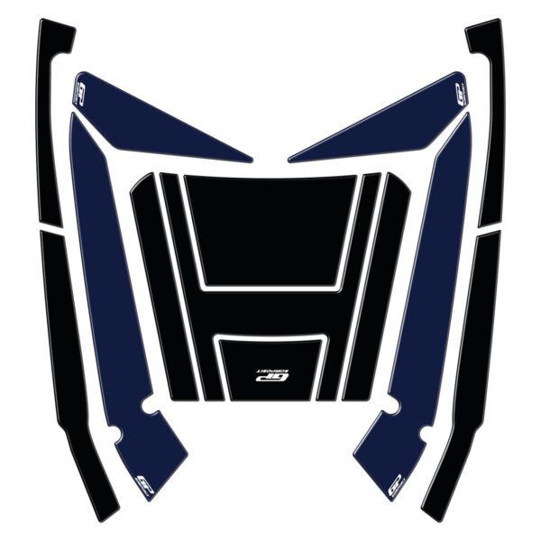 Set protecție top case albastru marin - Honda Forza 250 / Forza 300 / Forza 350 / NSS300 / NSS350 2018-2024 de la GP Kompozit