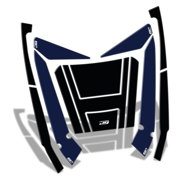 Set protecție top case albastru marin - Honda Forza 250 / Forza 300 / Forza 350 / NSS300 / NSS350 2018-2024 de la GP Kompozit