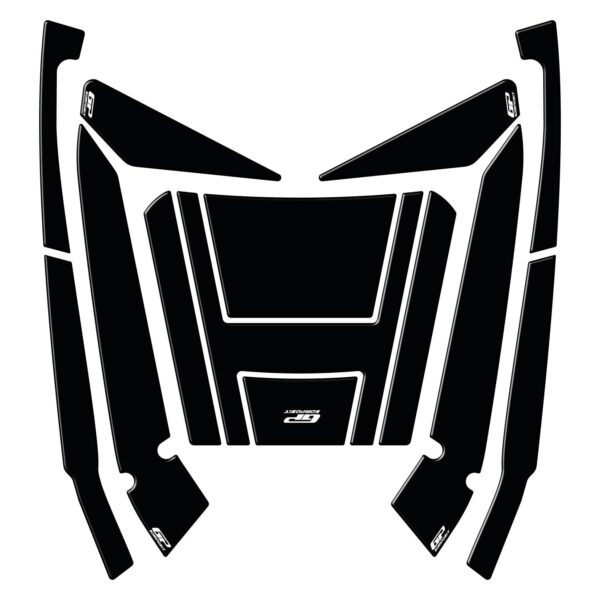 Set protecție top case (negru) - Honda Forza 250 / Forza 300 / Forza 350 / NSS300 / NSS350 2018-2024 de la GP Kompozit