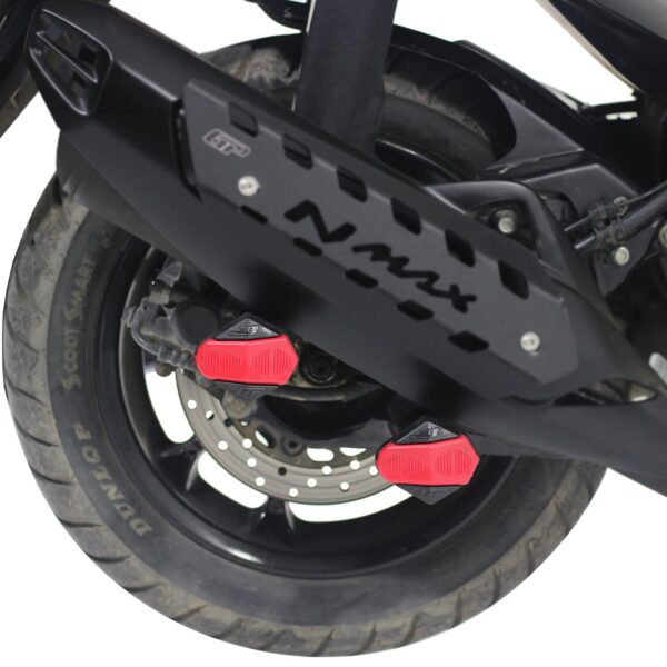 Slider cadru protecție motor roșu (10 cm), produs universal de la GP Kompozit